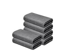 Chiffon de nettoyage magique épais en microfibre, serviette verre, réutilisable, lavable, non pelucheux, for la cuisine, le et voiture(Thickened 20x25cm,2PCS)