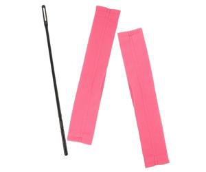Chiffon de Nettoyage pour Flûte Tige, Rose, Fibre ABS | Entretien des Cannelures, Séchage Rapide et Antistatique, pour Élèves et Professeurs