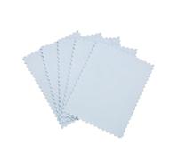 Chiffon de nettoyage pour l'argent, Lot de 30 chiffons de nettoyage et de polissage en microfibre double face multicolores de différentes tailles for bijoux(Blu,10 * 10cm)