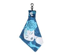 Chiffon de nettoyage pour lunettes en microfibre, lingettes lavables pour lentilles, porte-clés, nettoyant pour lunettes 6x6 pouces avec matériau doux, équipement de nettoyage d'écran portable, access