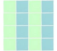 Chiffon de Nettoyage pour Or 50 Pièces en Tissu Blanc | Finition sans Traces, Format Léger et Portable, Usage Voyage, pour Bijoux Dorés et Tablettes Couleur Aléatoire
