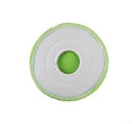 Chiffon de nettoyage pour robot 13 cm avec texture écailles de poisson compatible avec ECOVACS, XIAOMI et modèles pour des résultats constants de nettoyage humide (vert)