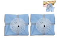 Chiffon de nettoyage pour saxophone, 2 pièces, kit de chiffons de nettoyage pour saxophone Sax Sach, chiffons de nettoyage en microfibre de qualité supérieure avec tête de brosse