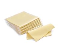 Chiffon de polissage pour l'argent 10 pièces argent chiffon de polissage nettoyage doux propre lingette d'essuyage for or bijoux outils