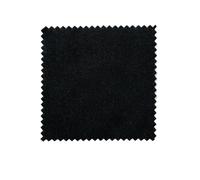 Chiffon de polissage pour l'argent Chiffons de polissage for argent, chiffon nettoyage for bijoux, lingettes douces, dissolvant ternissement for pièces monnaie(8x8 black 50pcs)