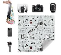 Chiffon de protection pour objectif d'appareil photo, protecteur d'objectif d'appareil photo, enveloppe d'objectif anti-rayures, chiffon magique autocollant grande taille, pochette de protection pour