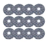 Chiffon de rechange for aspirateur, compatible avec Ecovacs T10 Turbo, Deebot, X1/OMNI/X1 Turbo, pièces et accessoires lavables(12pcs)