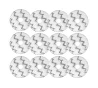 Chiffon De Rechange For Balai À Franges, Compatible Avec Xiaomi, Roidmi Et L'aspirateur Robot Autonettoyant Eva SDJ06RM (pièces De Rechange Incluses), Réutilisable.(12pcs)