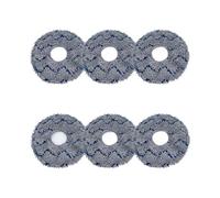 Chiffon De Rechange For Serpillière, Compatible Avec Les Aspirateurs Ecovacs T10 Turbo/Deebot X1 / OMNI / X1 Turbo, Pièces Et Accessoires Lavables(6pcs)