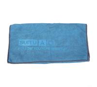 Chiffon de séchage et de nettoyage de voiture en cuir chamois et polaire corail pour absorber l'eau sur les voitures, bijoux, montres, lunettes et miroirs (35 x 75 cm)