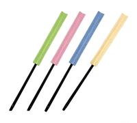 Chiffon d'essuyage efficace pour l'entretien simplifié de la flûte couplé à un outil en silicone (jaune)