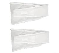 Chiffon d'étanchéité pour climatiseurs mobiles avec deux parties pour trou unique et fenêtre de toit, conçu pour améliorer l'efficacité du refroidissement (230 x 40 cm)