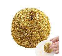 Chiffon éponge en cuivre, Boule de Nettoyage en Fil de métal, nettoyant de Cuisine ménager pour de Cuisson, poêle en Acier Inoxydable, Graisse brûlée, Grille de Cuisson, Four