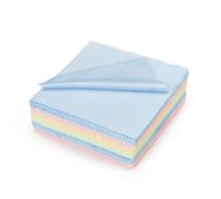 Chiffon Lunettes De Vue Lot de 10, 20 ou 30 Chiffons de Nettoyage for Lunettes, 13 x 13 cm, en Fibre(10PCS Color Mixing)