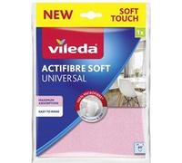 Vileda Chiffon ACTIFIBRE Soft 1 – nettoie, absorbant, sans traces ni taches
