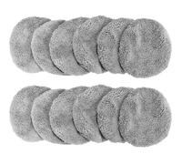 Chiffon microfibre pour robot laveur de vitres - WOOPSO - 12 pièces - Compatibilité Hobot 168/188 - Gris foncé