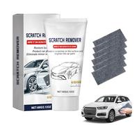 Chiffon Nano Éliminateur de Rayures Voiture 2025,Kit Réparation Rayures avec 6x Lingettes Nano + Pâte Polissage 60g,Rénovateur Carrosserie Auto pour Peinture & Brillance