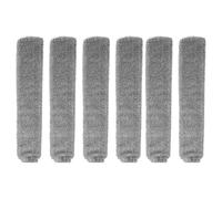 Chiffon Plumeau - 6 Pièces De Housse En Tissu Microfibre, Outil De Nettoyage Lavable, Manchon En Tissu Réutilisable | Recharge De D'époussetage Sous Les Meubles, Pour La Maison, Salon, Dortoi