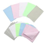 Chiffon Polissage Argent 20 pièces argent chiffon de polissage nettoyage doux propre lingette d'essuyage for or bijoux outil