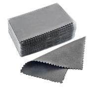 Chiffon Polissage Argent Chiffon de polissage for nettoyage l'argent, lingette douce et propre for colliers, bagues, bijoux, outils, 50 pièces