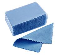Chiffon Polissage Argent Chiffon de polissage for nettoyage l'argent, lingette douce et propre for colliers, bagues, bijoux, outils, 50 pièces