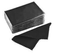 Chiffon Polissage Argent Chiffon de polissage for nettoyage l'argent, lingette douce et propre for colliers, bagues, bijoux, outils, 50 pièces