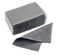 Chiffon Polissage Argent Chiffon de polissage for nettoyage l'argent, lingette douce et propre for colliers, bagues, bijoux, outils, 50 pièces