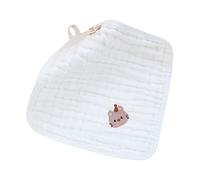 Chiffon pour bébé - 1 pièce / 5 pièces - Petit mouchoir à 6 couches - Pour nettoyer la bouche des enfants - Coton - Salive pour bébé