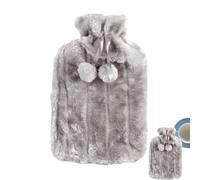 Chiffon pour bouillotte - Couvercle souple pour bouillotte, housse pour bouillotte en peluche synthétique de 2 litres, chiffon pour bouteille d'eau chaude