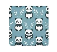 Chiffon protecteur anti-rayures pour appareil photo, motif feuilles de pandas, gris, 35,1 x 35,1 cm, Multicolore, 17.7x17.7in, Moderne