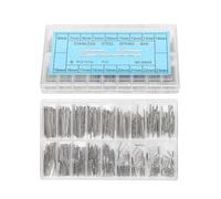 Chiffonade Lot de 360 goupilles fendues en acier inoxydable de 6 à 23 mm pour réparation de bracelet de montre et remplacement à faire soi-même