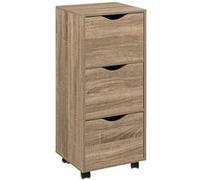 Chiffonnier 3 tiroirs sur roulettes naturel 5five Beige G