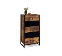 IDMarket - Chiffonnier 5 tiroirs Chicago 60 cm Commode semainier Design Industriel