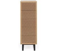 Chiffonnier 5 Tiroirs Diamants "Camden" 123cm Naturel Beige G