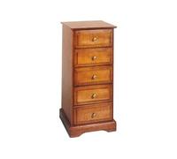 Chiffonnier 5 Tiroirs Merisier Louis Philippe L 44,2 cm H 93,7 P 41 cm - L 44.2 x l 41 x H 93.7 cm