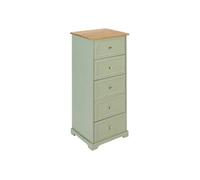 Chiffonnier 5 Tiroirs "Mohéa" 113cm Vert Céladon