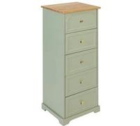 Chiffonnier 5 tiroirs Mohea céladon Atmosphera Vert G