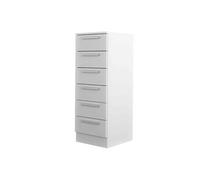 Chiffonnier 6 tiroirs en bois blanc - CF9059