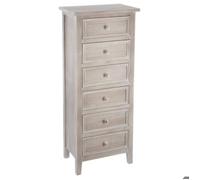 Chiffonnier 6 tiroirs Charme bois Atmosphera Bois G