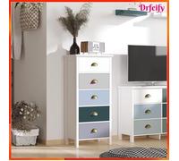 Chiffonnier / commode - AKOZON - 7866 - 5 tiroirs - MDF - Multicolore