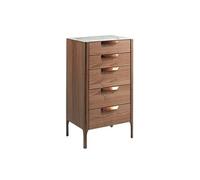 Chiffonnier de noyer 7039C, 60 x 45 x 107 cm. -