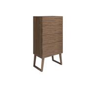 Chiffonnier en bois de noyer 7024C, 59 x 45 x 120 cm. -