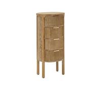 Chiffonnier en Bois 4 Tiroirs "Goteborg" 82cm Naturel