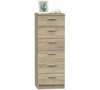 Chiffonnier Meuble de rangement coloris Cambrian - Hauteur 110 x Longueur 40 x Profondeur 40 cm