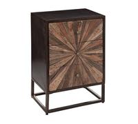 Créateur d'intérieur - Chiffonnier 3 Tiroirs Origines 74cm Marron & Noir