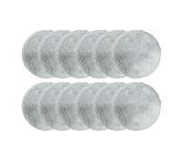 Chiffons De Nettoyage En Fibre (pour Yw610, Hcr-10, Hcr-09), Compatibles Avec Liectroux, Robot Nettoyeur De Vitres, 12 Pièces/paquet