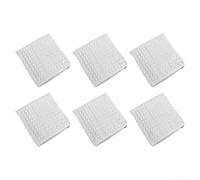 Chiffons de nettoyage en microfibre 30 x 30 cm, réutilisables, super absorbants et résistants aux rayures pour cuisine, maison, verre, miroirs, véhicules (blanc)