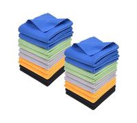 Chiffons de Nettoyage en Microfibre XL - 20x - 12x12 Pouces - pour Smartphone, Tablet, téléviseur, Ordinateur, Portables, Meubles d'affichage, miroirs, Tables en Verre et céramiques