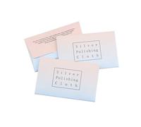 chiffons de nettoyage pour argenté Chiffon de nettoyage en argent Sterling blanc, 10 pièces, chiffon polissage doux for et or, d'essuyage for outils bijouterie 2.5x4.5 pouces