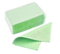 chiffons de nettoyage pour argenté Chiffon de polissage for nettoyage l'argent, lingette douce et propre for colliers, bagues, bijoux, outils, 50 pièces
